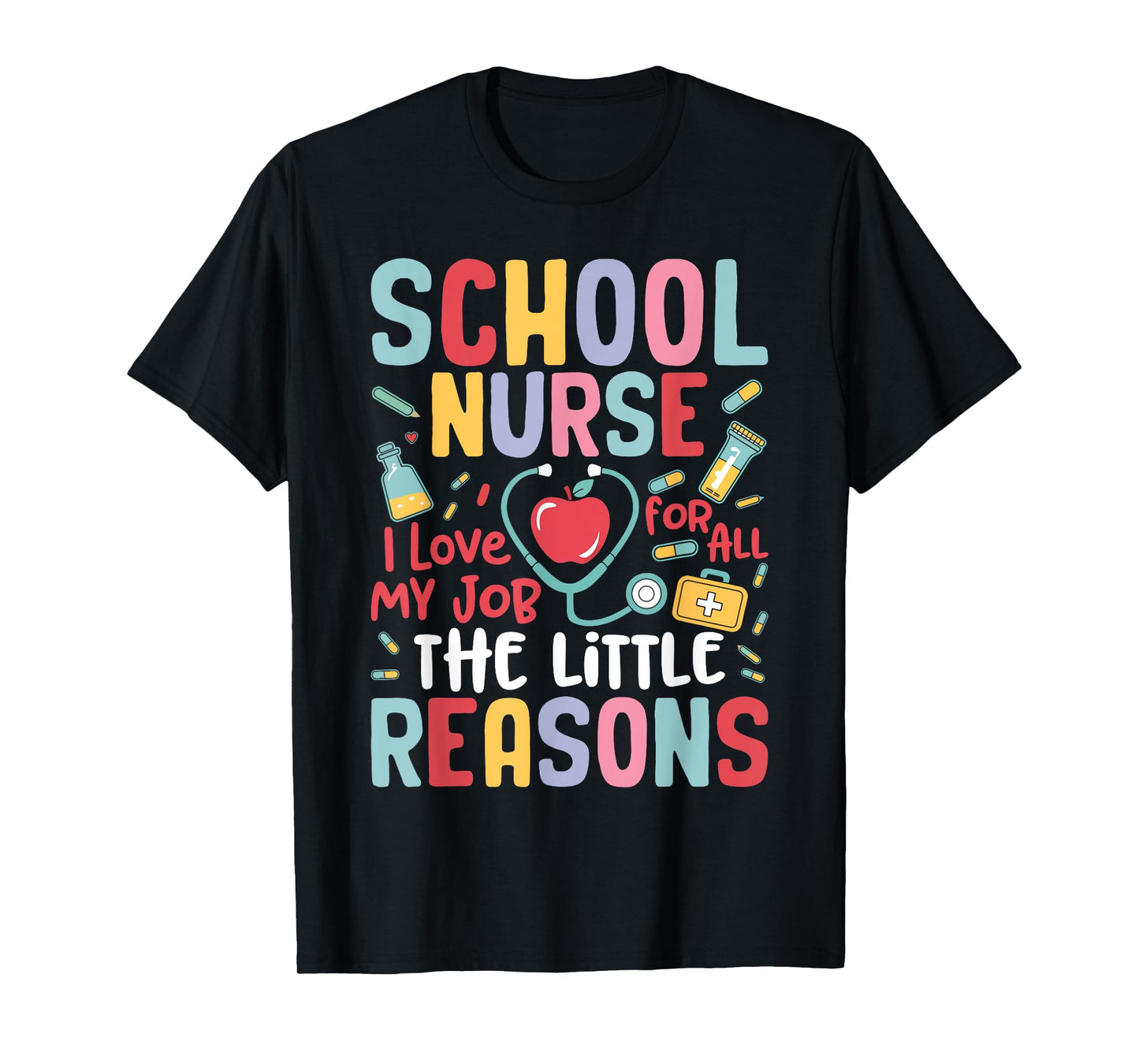 School Nurse Appreciation Nursing Elementary School Nurse T-Shirt