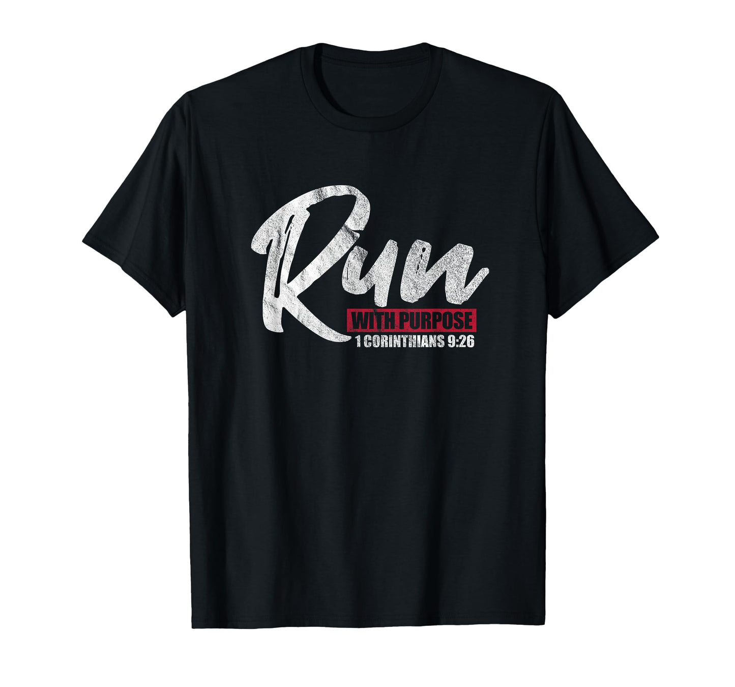 1 Corinthians 9:26 Christian Faith Running Runner T-Shirt