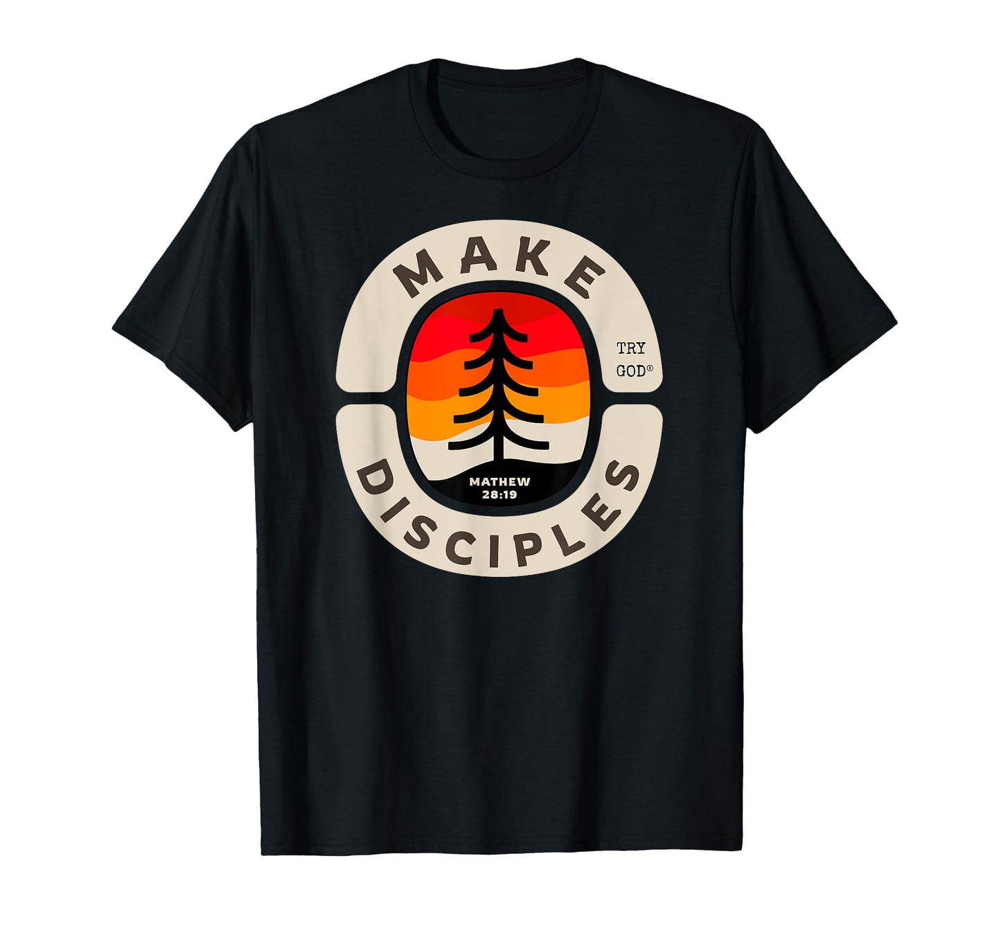 Make Disciples Christian Bible Verse Matthew 28:18-20 T-Shirt