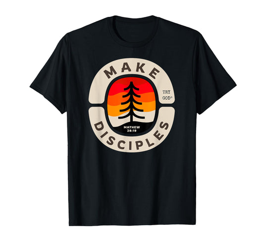 Make Disciples Christian Bible Verse Matthew 28:18-20 T-Shirt