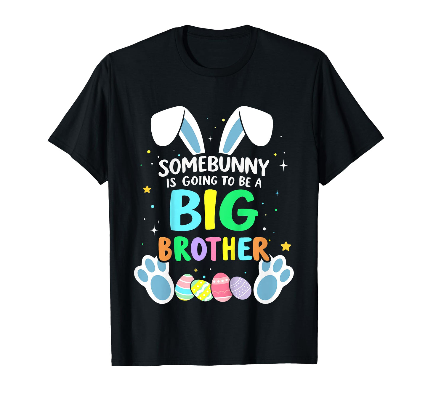 Kids Somebunny is going to be a big brother for easter baby T-Shirt