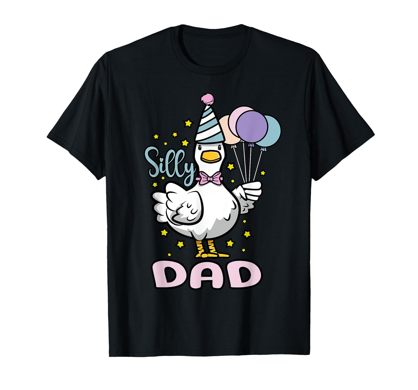 Silly Dad Goose Silliest Birthday Party Family Matching T-Shirt