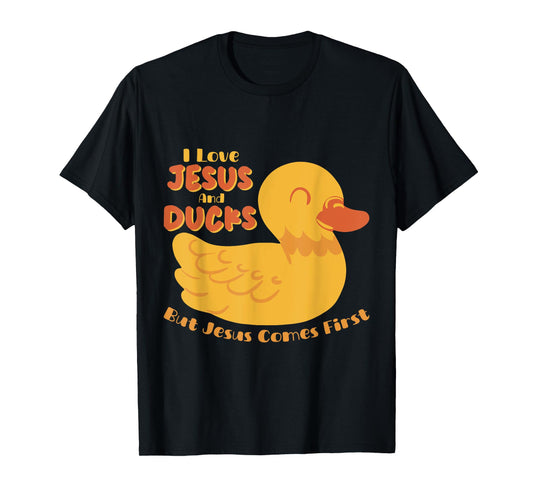 Ducks Lover Christian Religion Faith Jesus Catholic T-Shirt