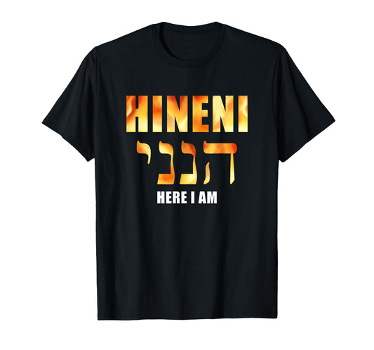 HINENI Here I Am – Hebrew Christian Faith Biblical T-Shirt