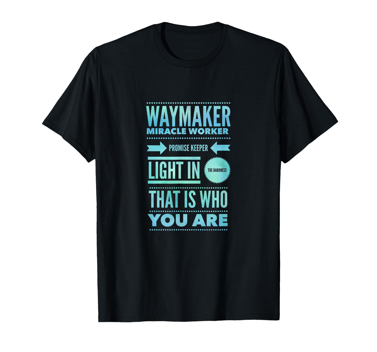 Waymaker Miracle Worker Promise Keeper Jesus Faith Christian T-Shirt