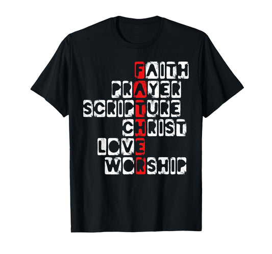 Religious Dad Christian Believer Fatherhood Fathers Day T-Shirt