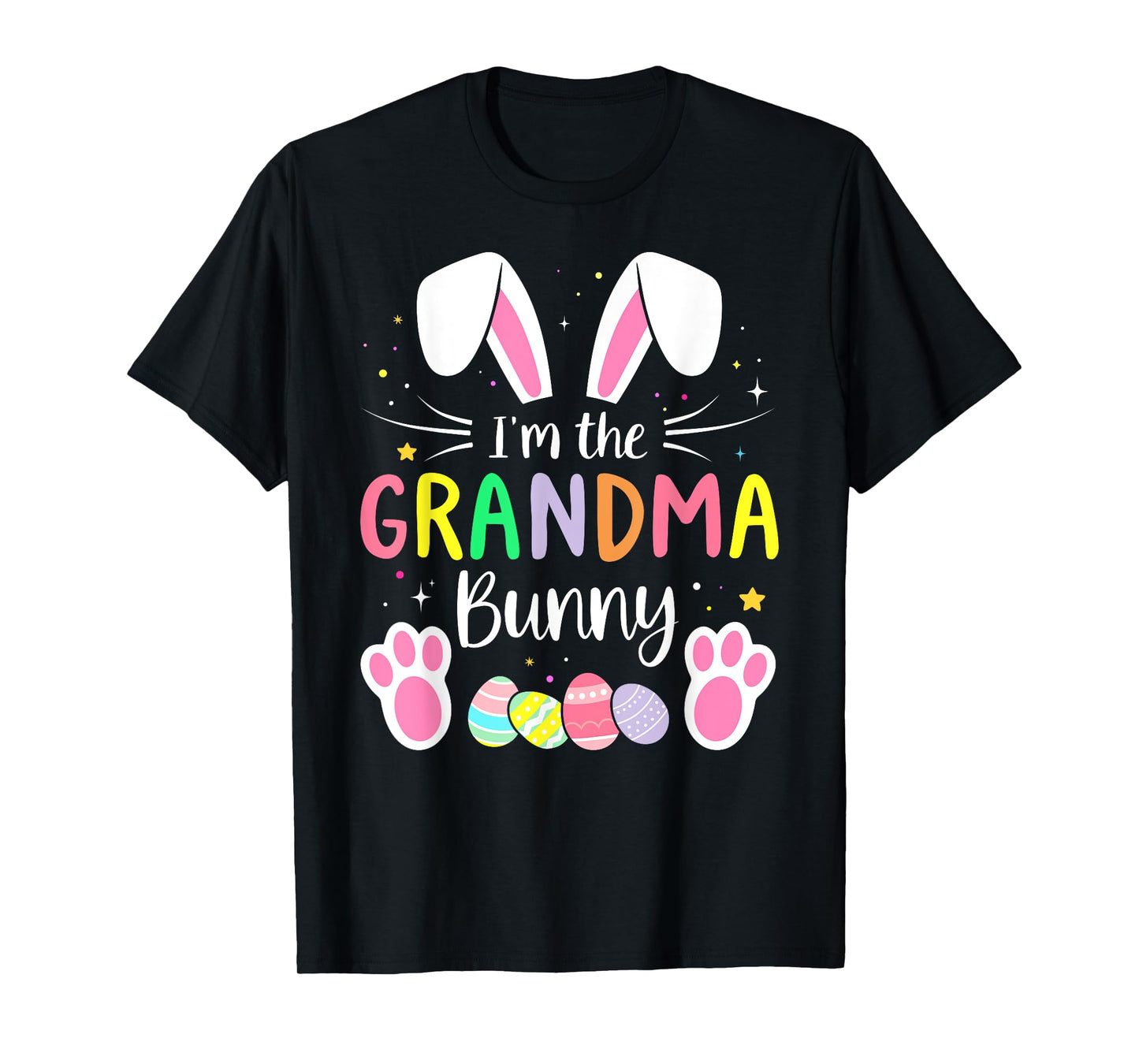 Im the grandma bunny funny matching easter family T-Shirt