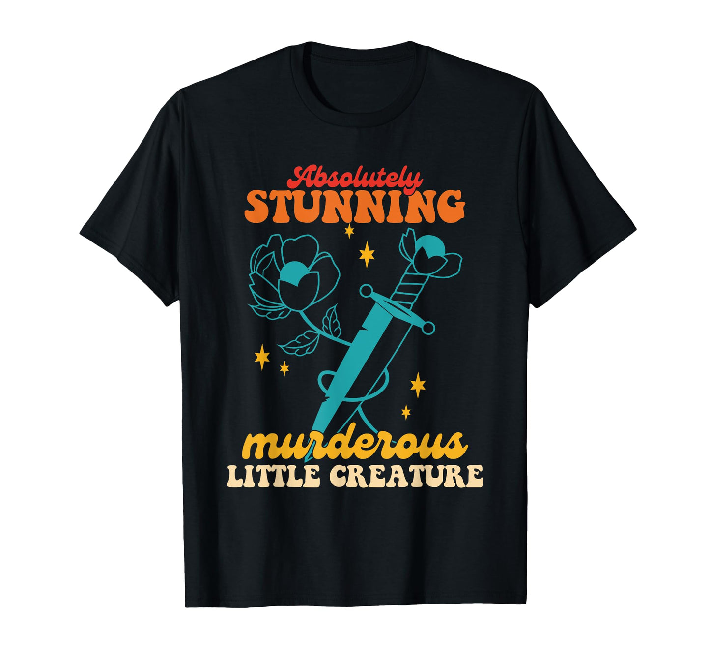 Absolutely Stunning Murderous Little Creature Retro Vintage T-Shirt