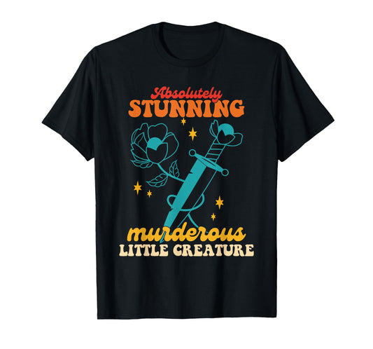 Absolutely Stunning Murderous Little Creature Retro Vintage T-Shirt