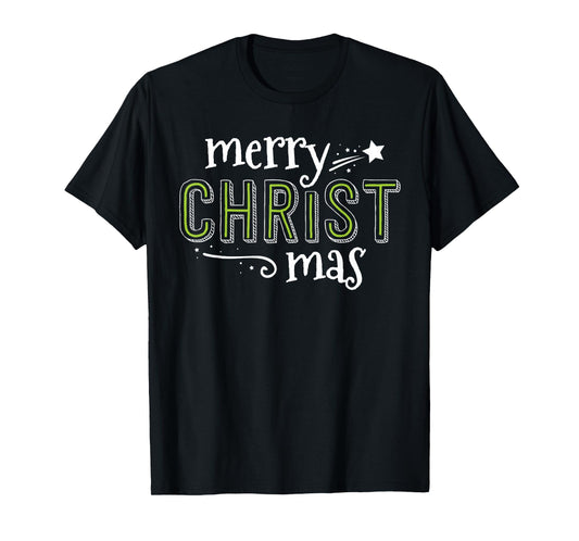 Merry Christ Mas Christian Jesus South Women's Christmas T-Shirt