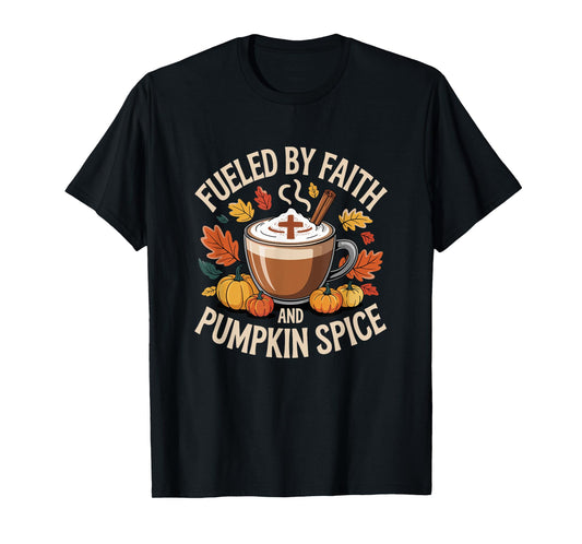 Faith Thanksgiving Pumpkin Spice Fall Season Autumn T-Shirt