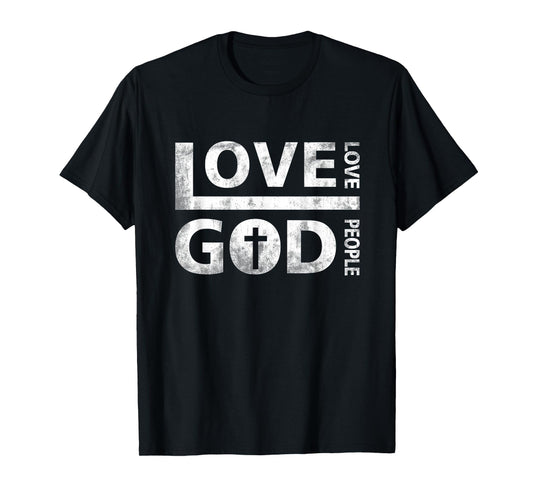 Love God And Love People Christian Fairly Jesus Faith T-Shirt