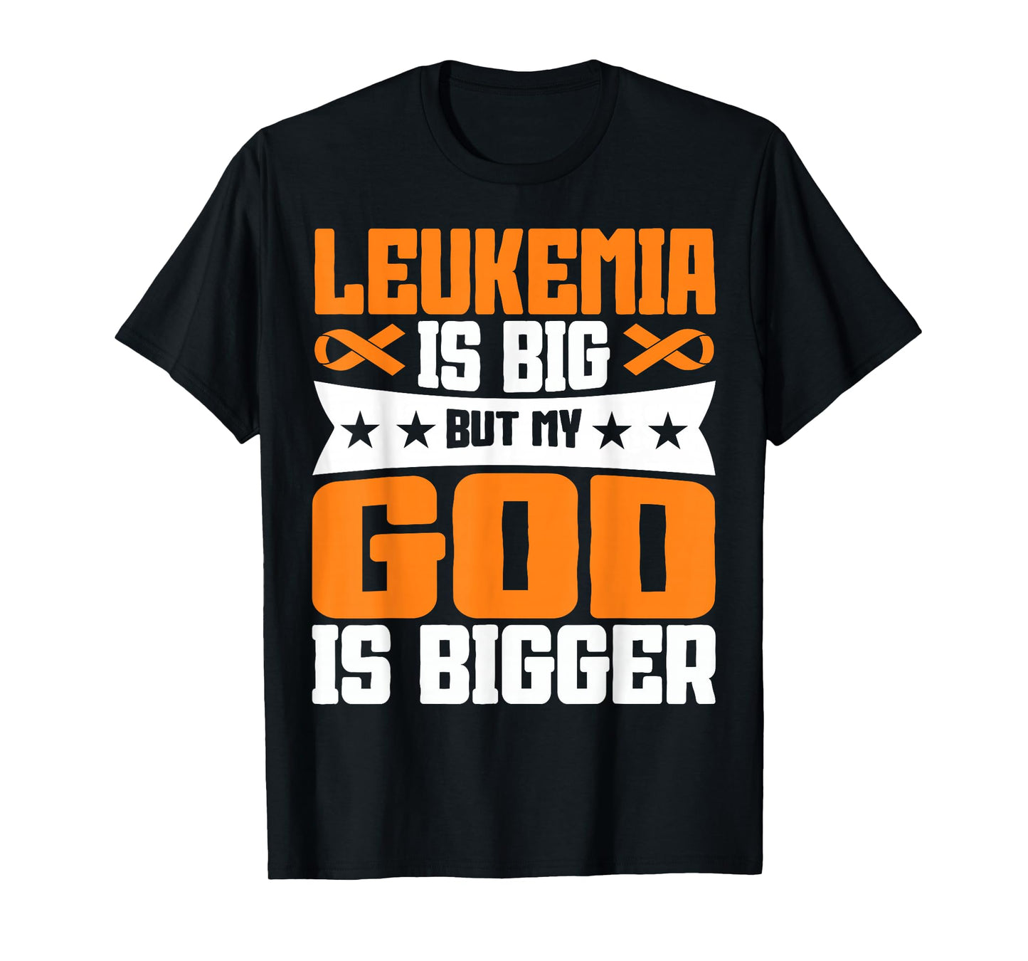 Childhood Leukemia Fighters Orange Ribbon Awareness T-Shirt