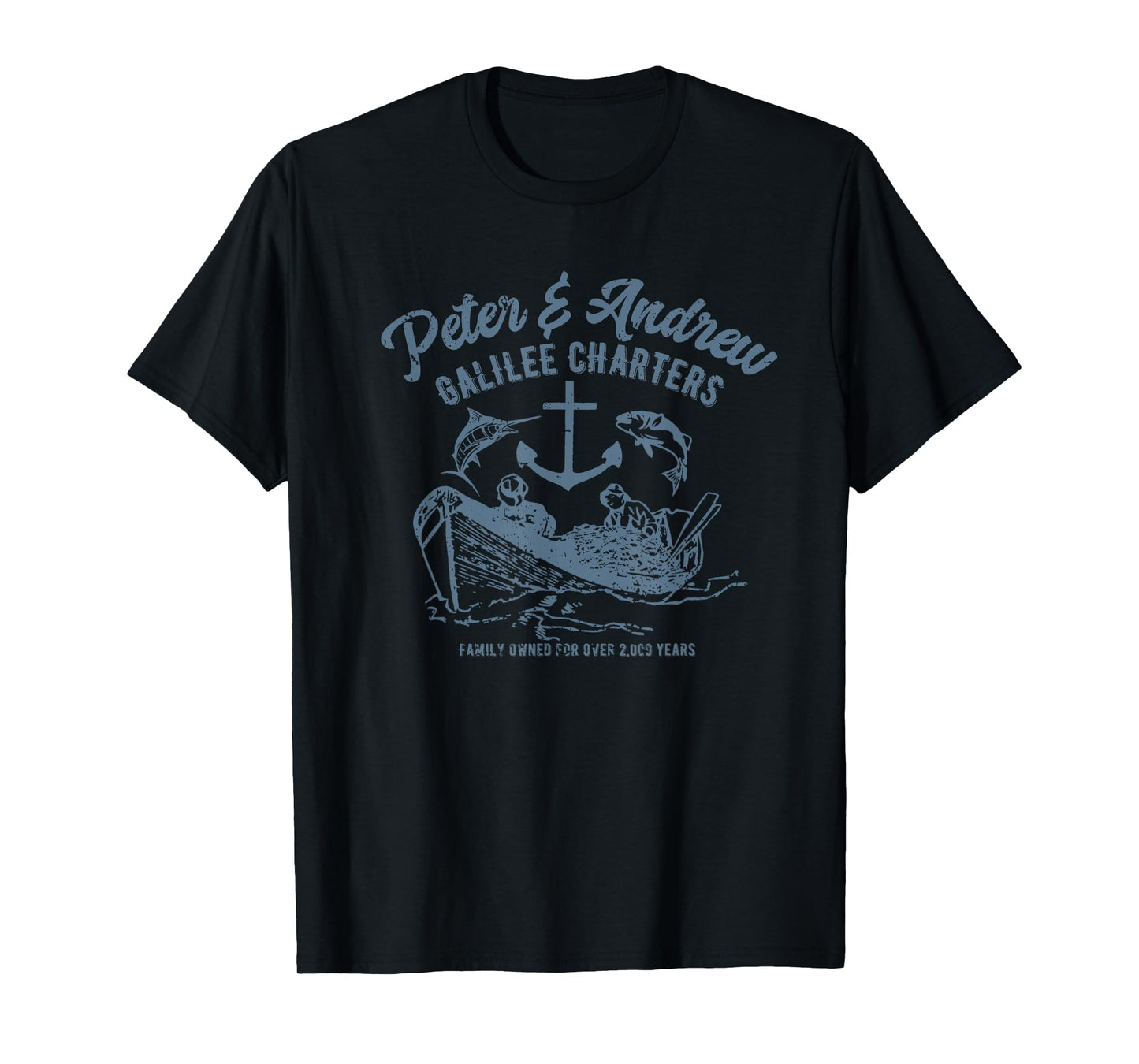 Funny Faith Fishing T-Shirt