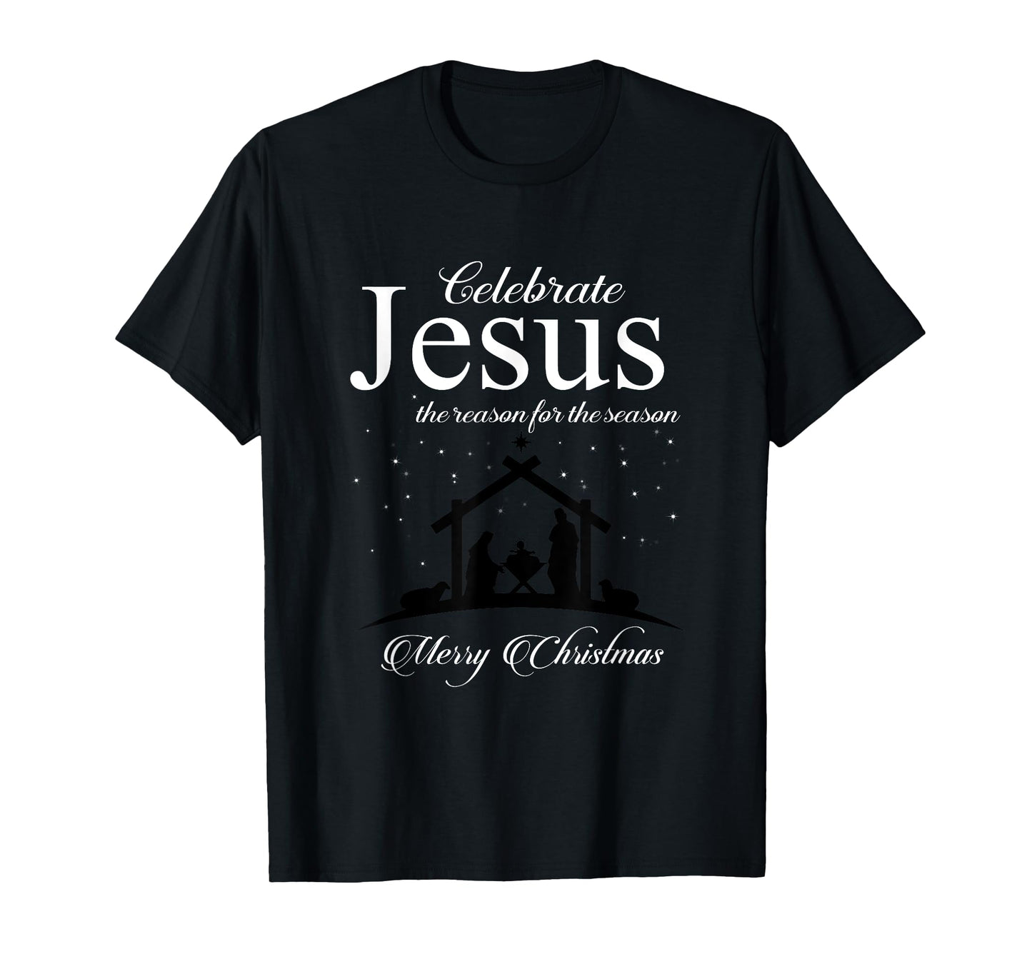 Celebrate Jesus Is The Reason For The Season Christmas Gifts T-Shirt