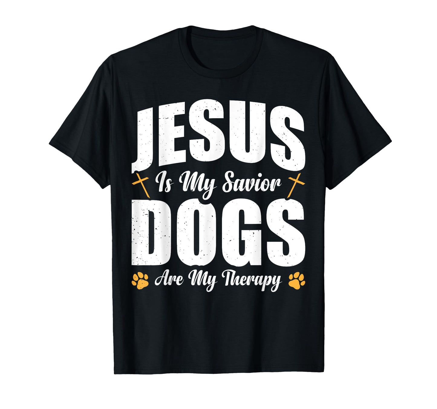 Jesus Is My Savior Dogs Are My Therapy T-Shirt