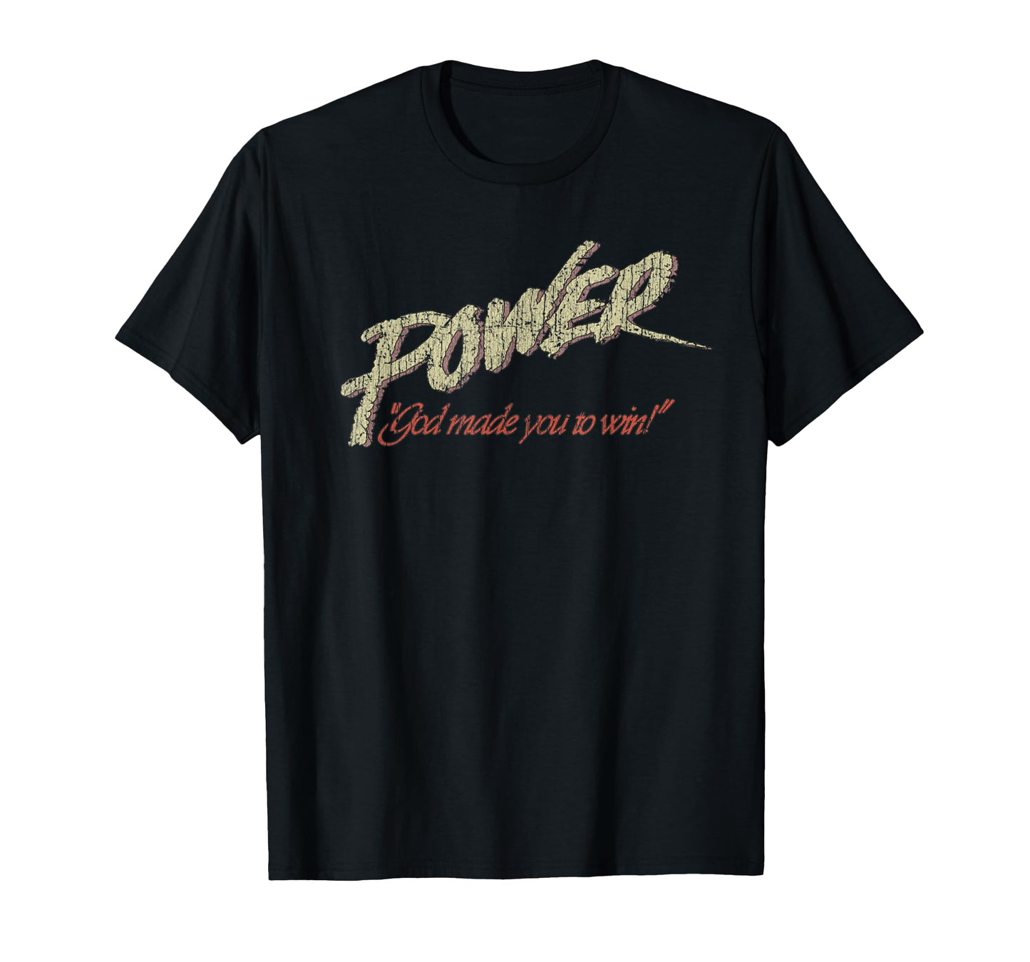 Vintage Power - God Made You To Win 1991 Christian Saying T-Shirt