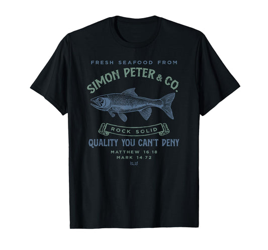 Simon Peter Seafood Funny Christian T-Shirt