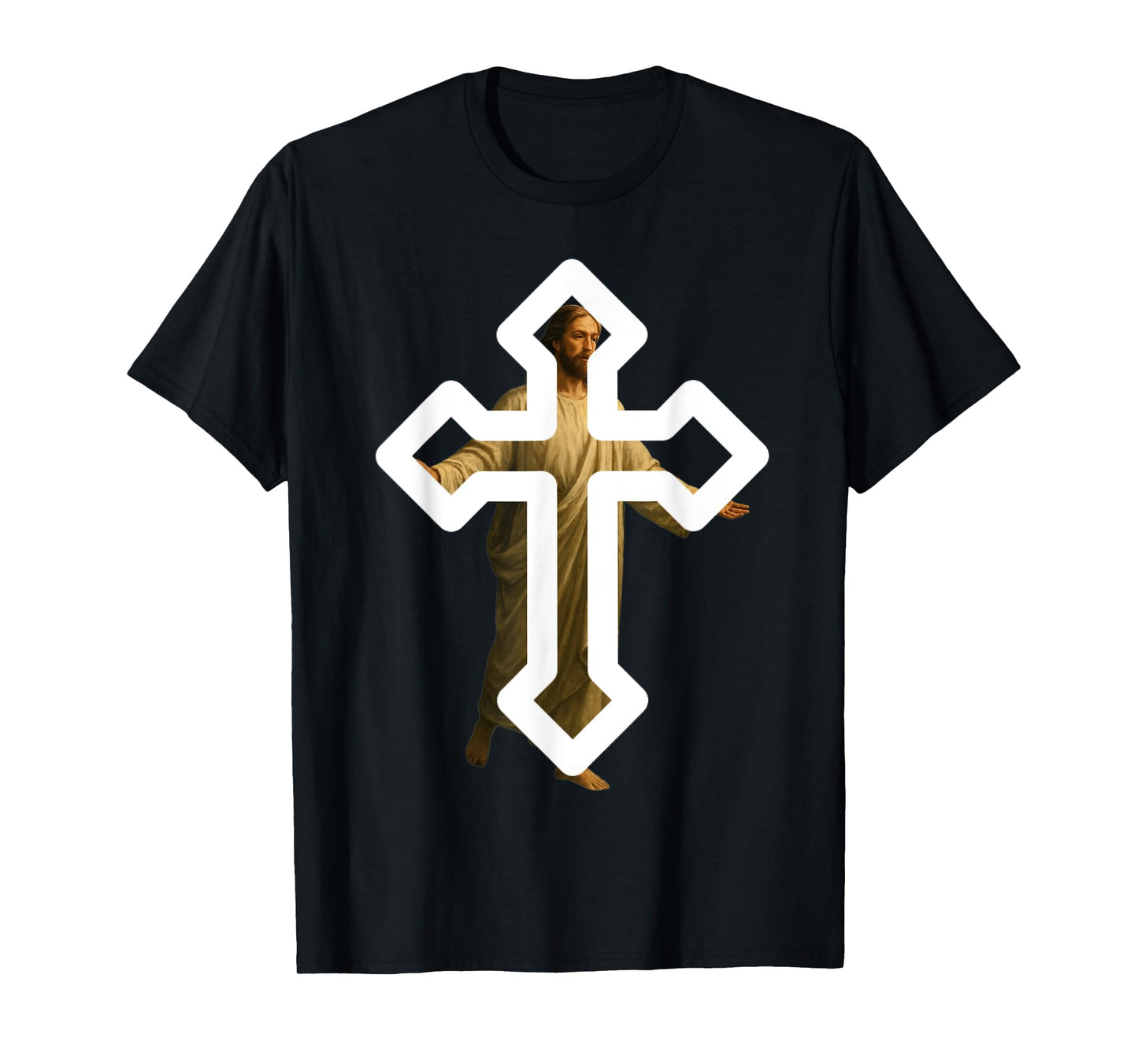 Jesus Cross Symbol | Christian Faith Spiritual Art T-Shirt