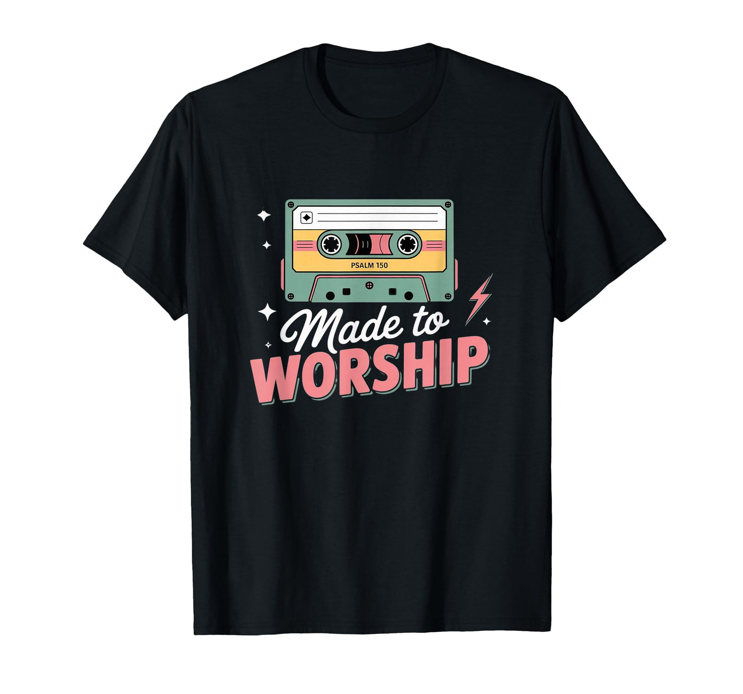 Made to Worship - Psalm 150 Cassette Tape Tee T-Shirt