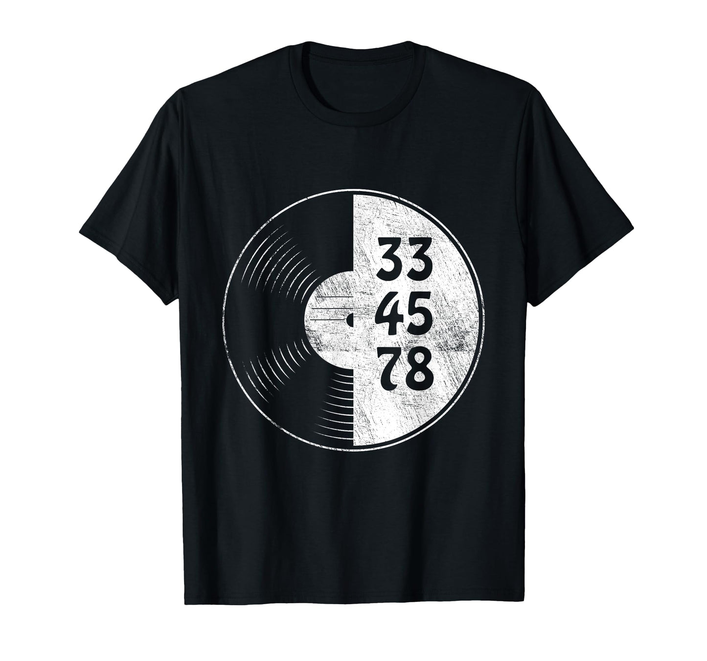 33 45 78 - Vinyl Records Music Lover Record Collector T-Shirt