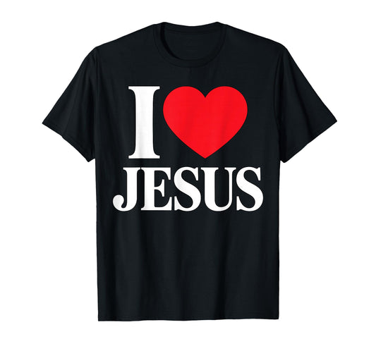 I Love Jesus Christian Faith T-Shirt
