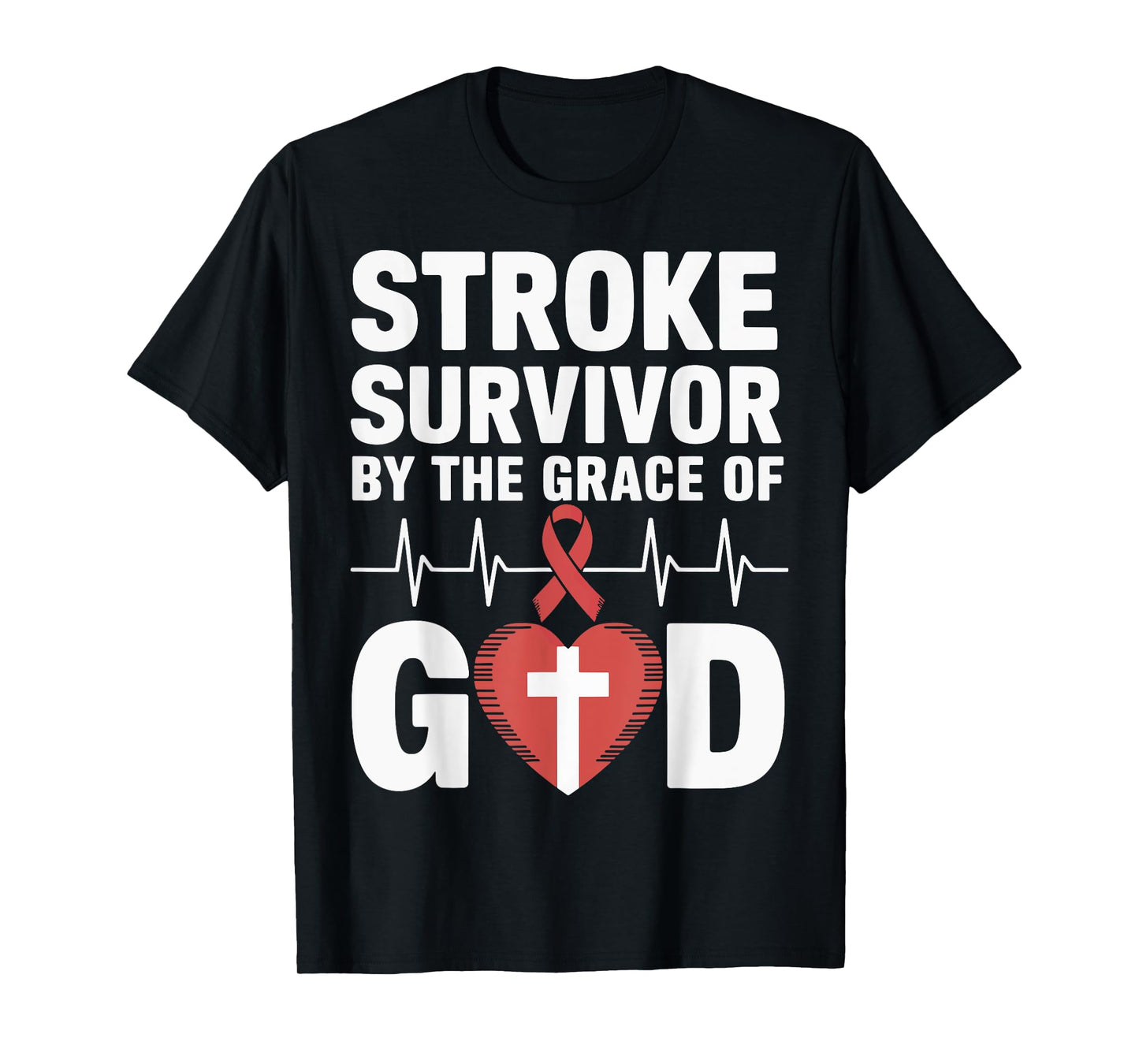 Stroke Survivor By The Grace Of God T-Shirt
