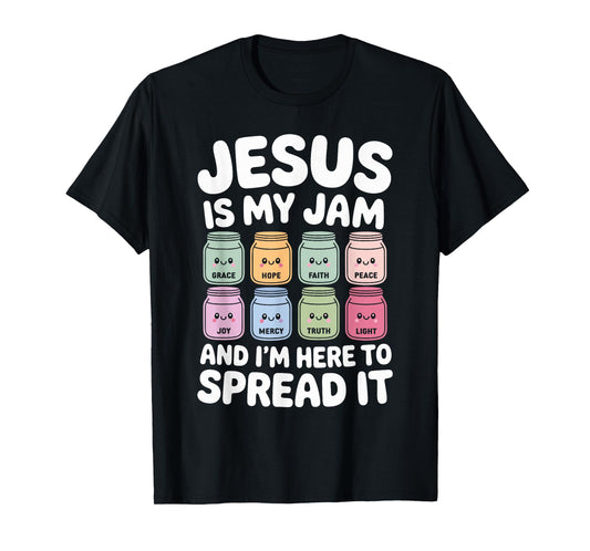 Jesus is My Jam Cute Kawaii Christian T-Shirt