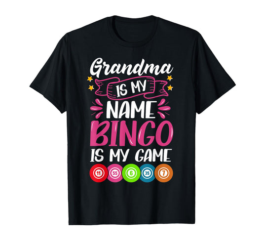 Grandma Bingo player funny bingo quote design T-Shirt