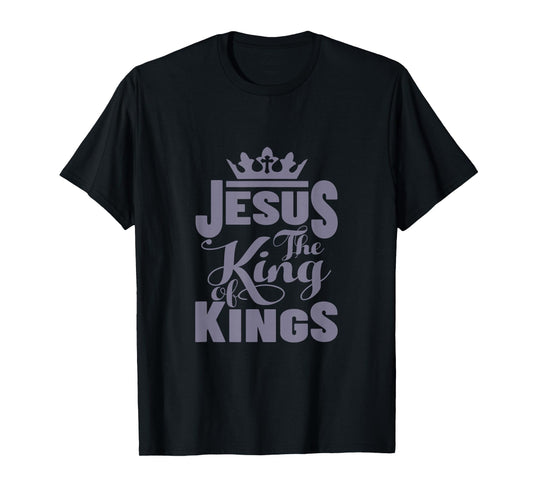 Jesus is My King – Bold Faith and Strength Design T-Shirt