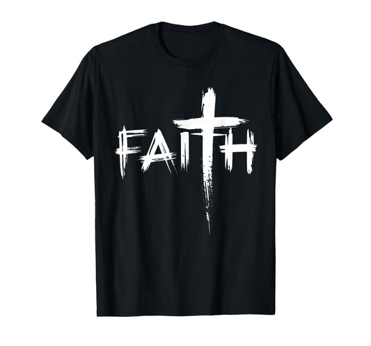 Christian Faith & Cross Retro Christian Faith for Men Women T-Shirt