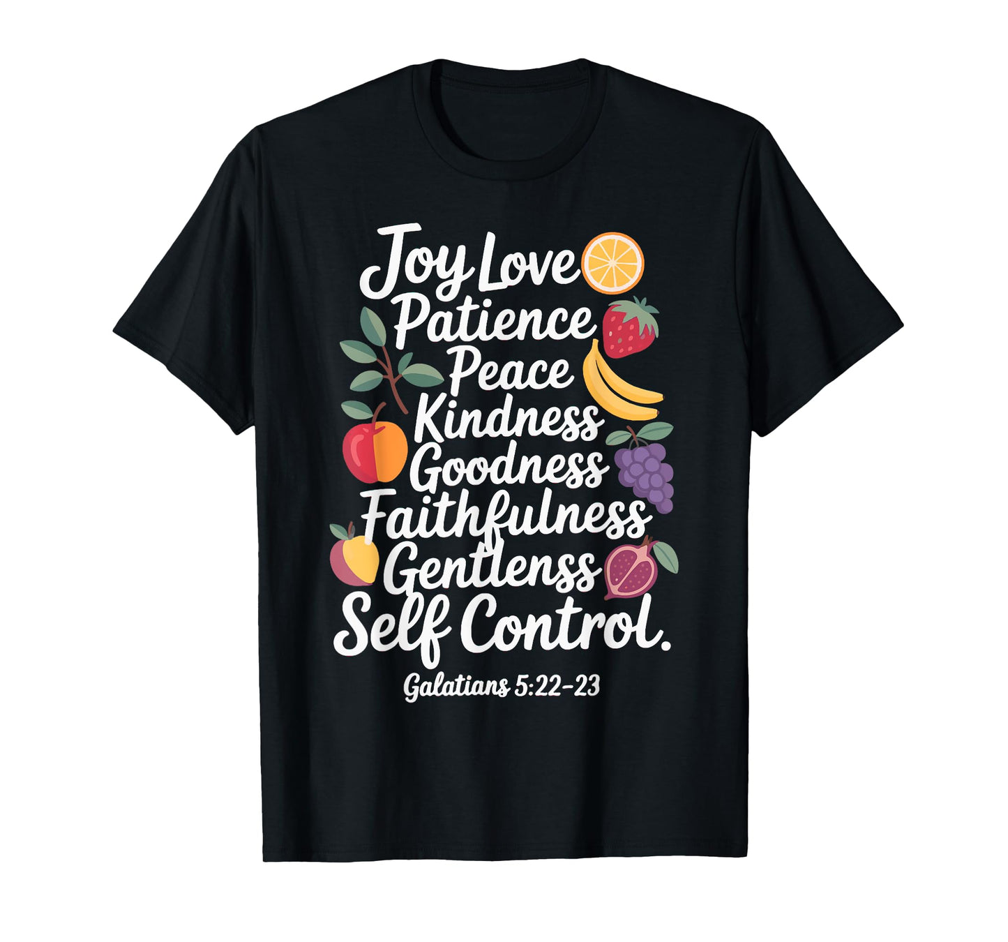 Awesome Galatians Fruit Of The Spirit Religious Verses T-Shirt