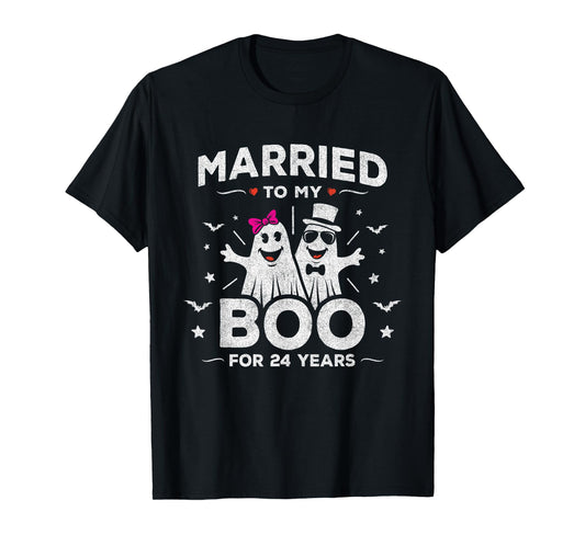 24th Wedding Anniversary October Wedding - 24th Anniversary T-Shirt