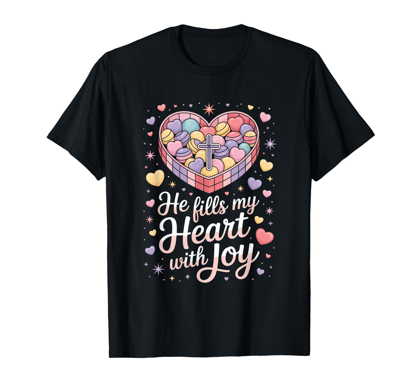 Christian He Fills My Heart with Joy T-Shirt