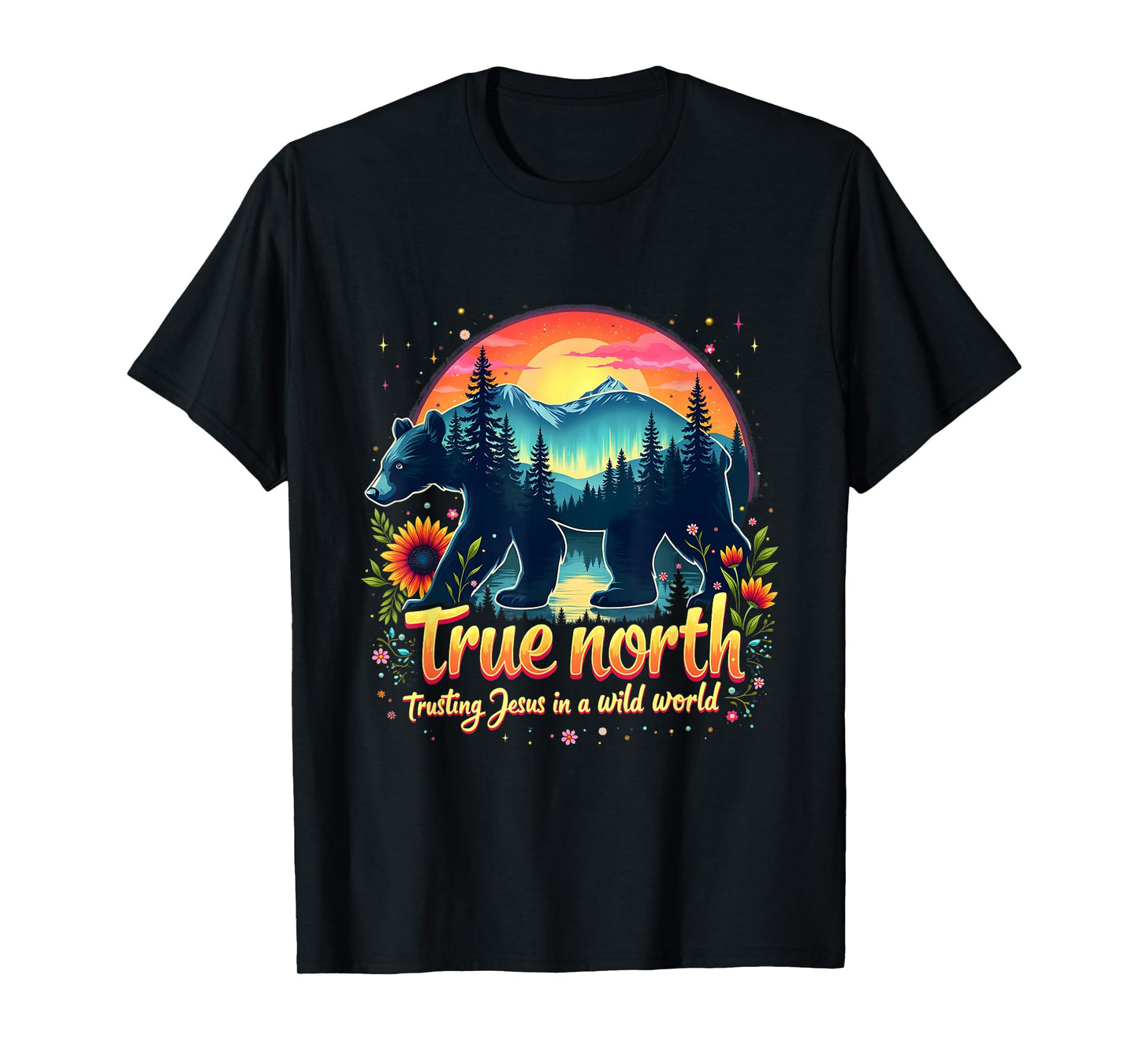 Christian Summer True North VBS 2025 Trusting Jesus Camp T-Shirt