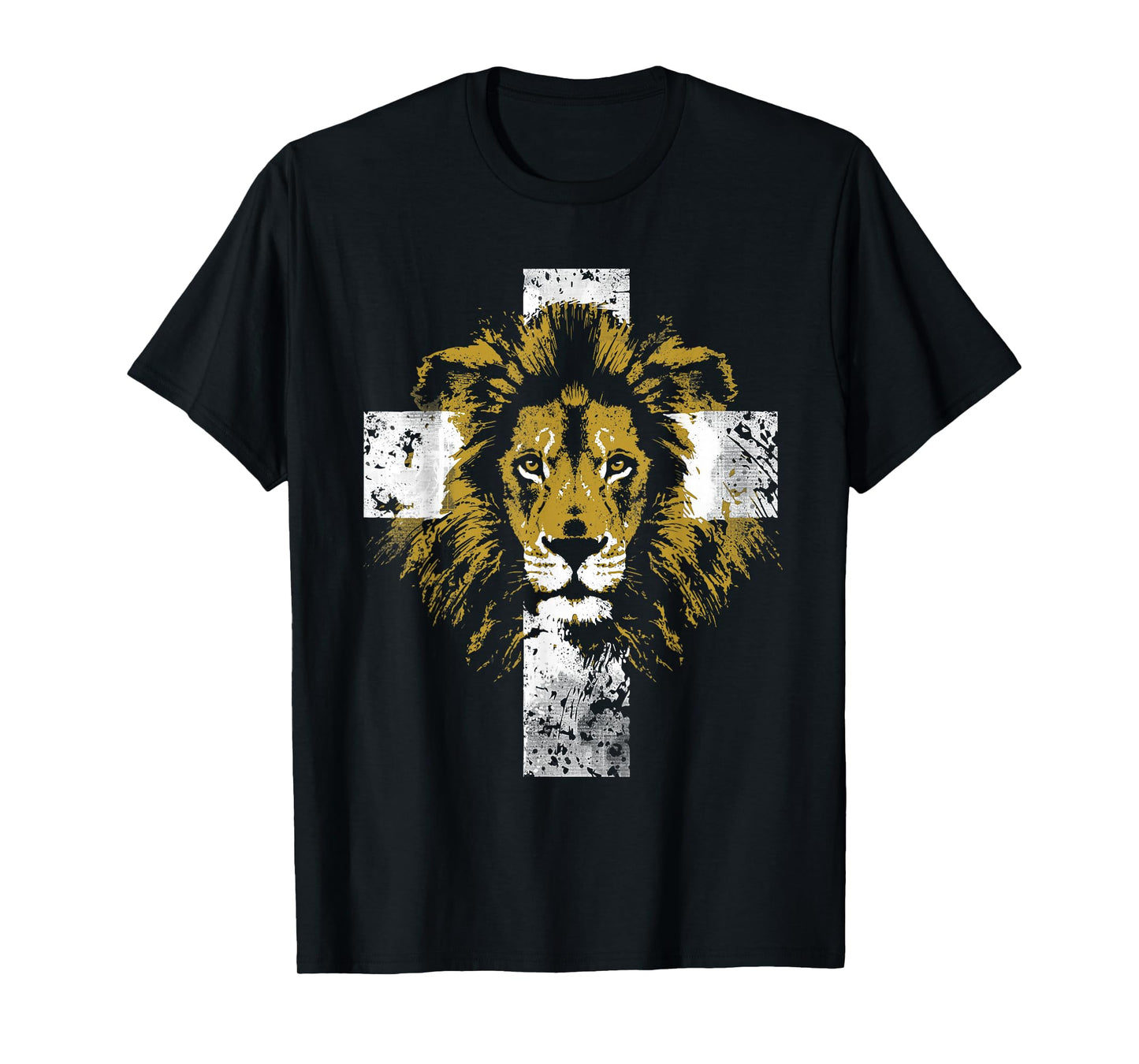 Lion of Judah Cross Christian T-Shirt T-Shirt