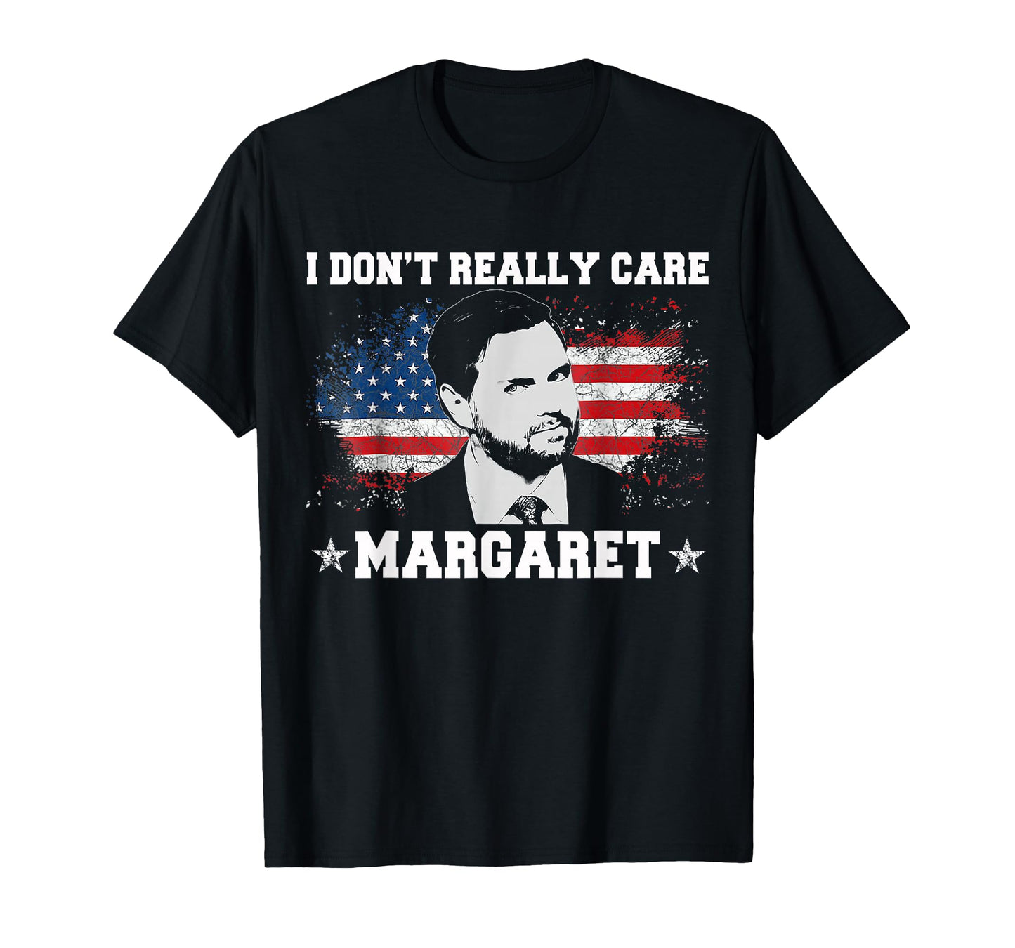I Don't Really Care Margaret Funny Minimalist JD Vance T-Shirt