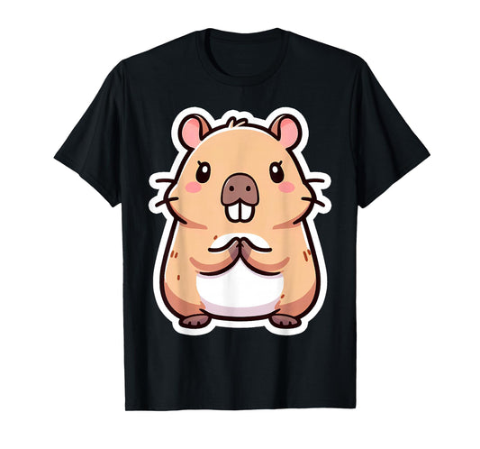 Capybara Christian Praying Jesus Christ Lord Savior Cute God T-Shirt