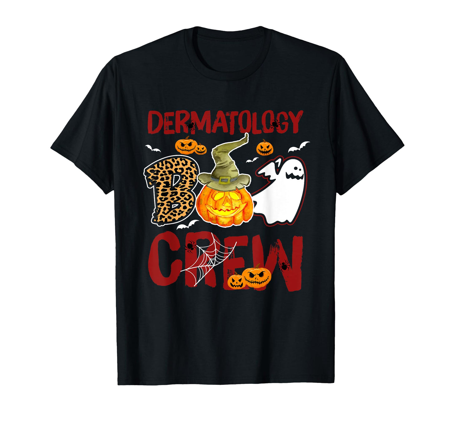 Dermatology Boo Crew Halloween Derm Nurse Match T-Shirt
