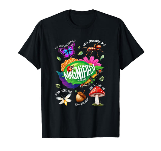 Vbs 2025 Magnified Smallest Insects Adventure Christian Vbs T-Shirt