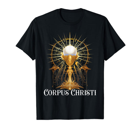 Eucharistic Adoration Traditional Latin Mass Catholic T-Shirt