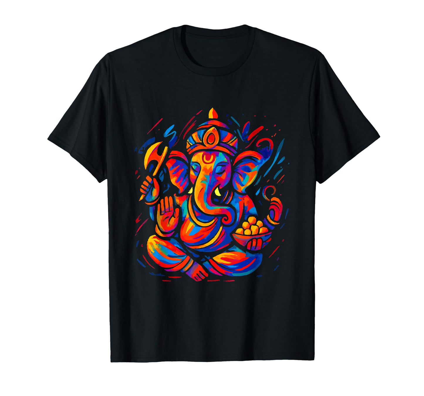 Ganesh Symbol Yoga Hindu Elephant God Ganesha Puja T-Shirt