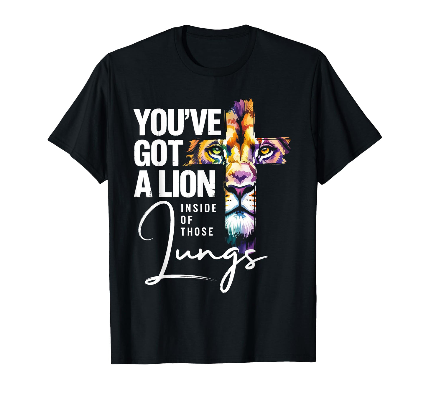 Brandon You Got a Lion Inside of Those Lungs Praise the Lord T-Shirt