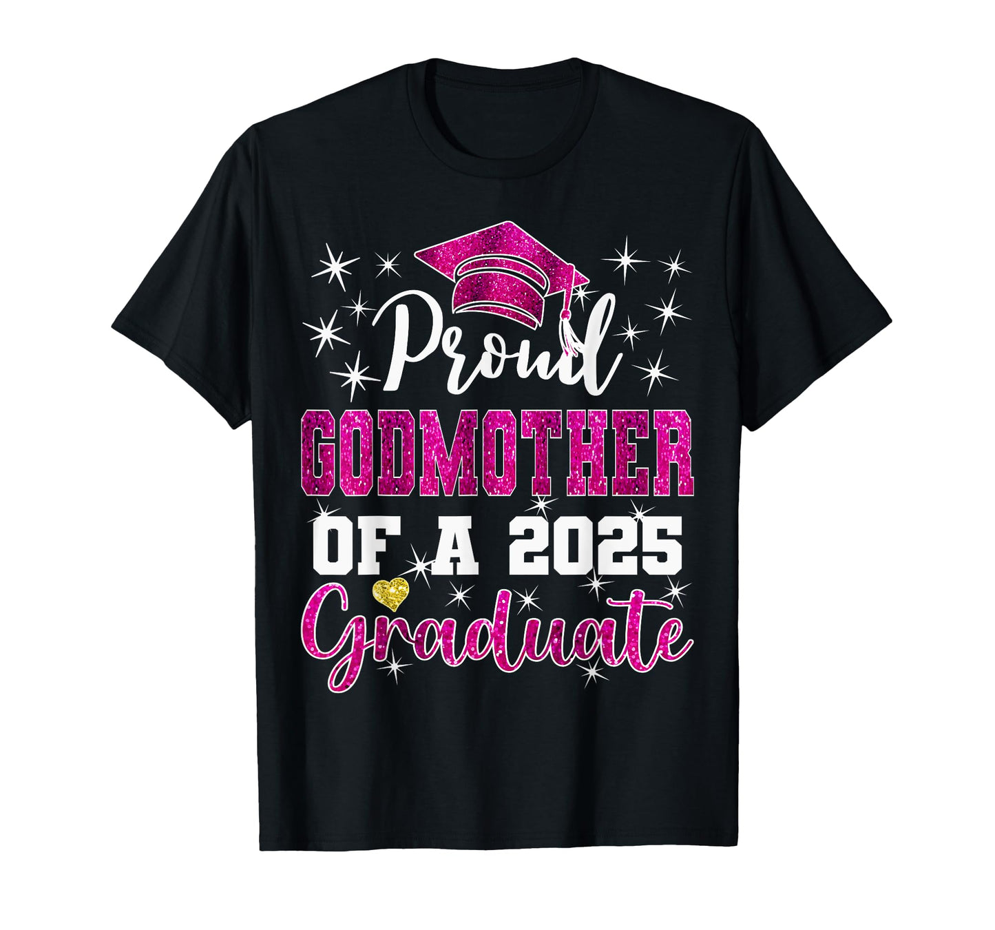 Super Proud Godmother of 2026 Pinkuate Pinkuation Family T-Shirt