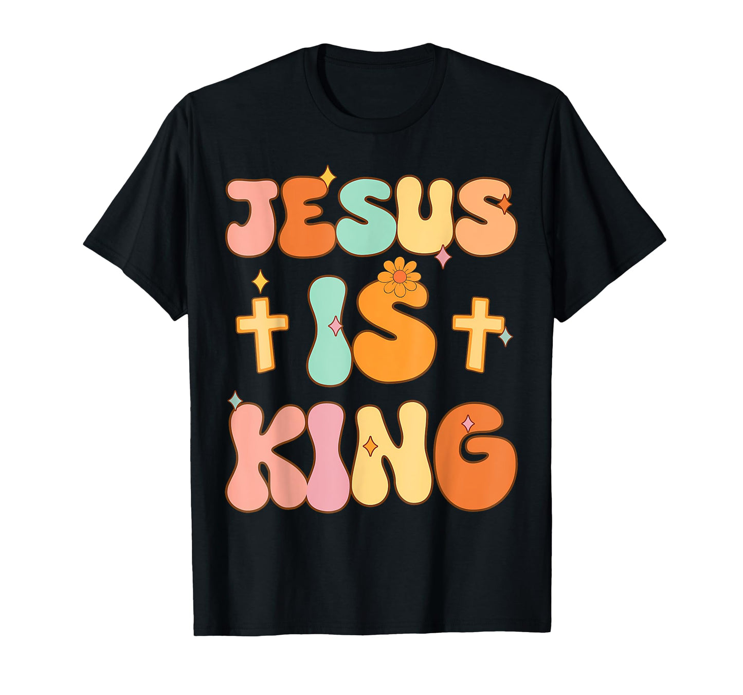 Jesus Is King Youth Toddler Boys Girls Christian T-Shirt