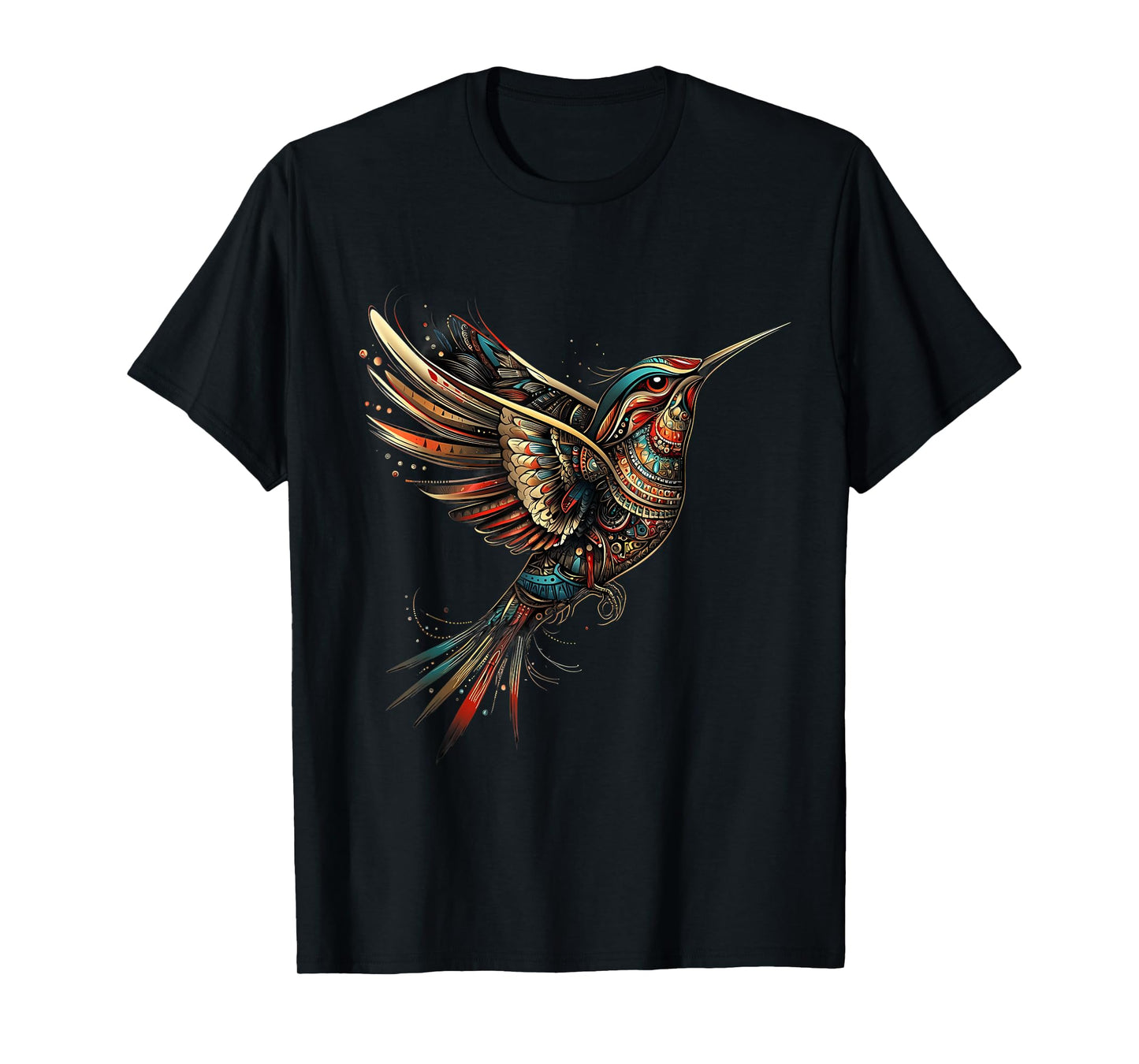 Aztec God Humming Bird Quetzalcoatl Toltec Inca Mayan T-Shirt