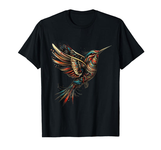 Aztec God Humming Bird Quetzalcoatl Toltec Inca Mayan T-Shirt
