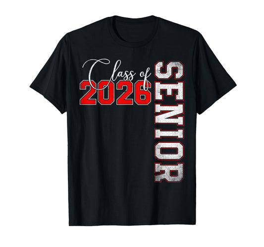 Senior 2026 Graduation My Last First Day Of Class Of 2026 T-Shirt