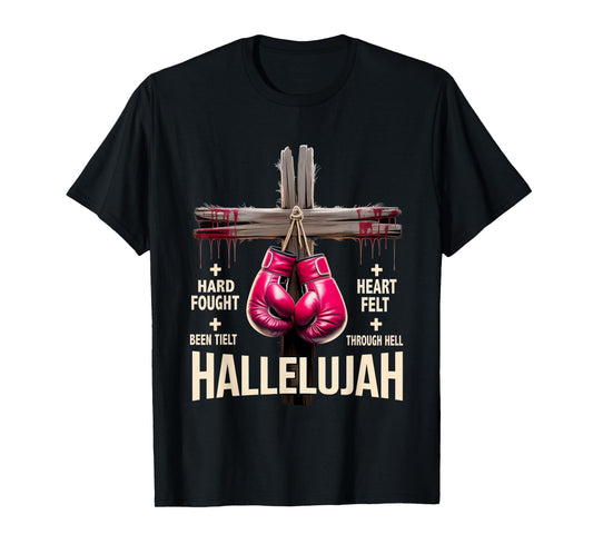 Brandon Hard Fought Hallelujah Praise Jesus Christian T-Shirt