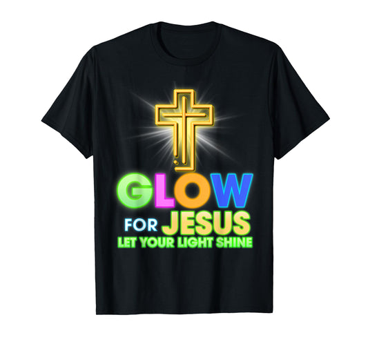Jesus Let Your Light Faith Cros Christian religious T-Shirt